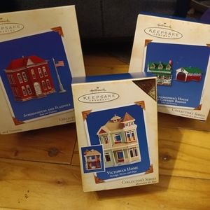 Hallmark Set of 3 Collectors Series Ornaments!! (New)
